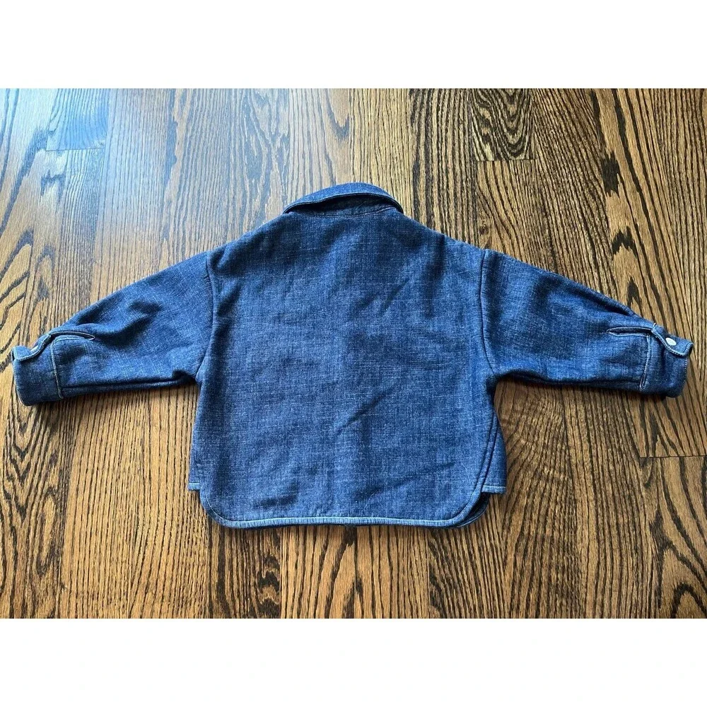 Kids Denim Set with Fleece Lining (90cm 2T)